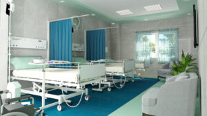 توسعه بخش 50 تخت بستری و 25 تخت هتلینگ بخش بستری بیمارستان حکیم‌جرجانی